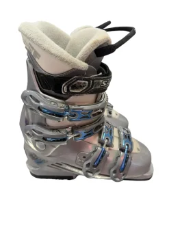 Used Salomon IRONY 4 Womens DH Ski Boot Grey 235 MP - J05.5 - W06.5