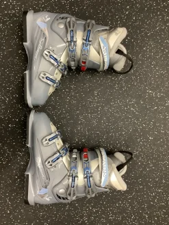 Used Salomon IRONY 4 Womens DH Ski Boot Grey 250 MP - M07 - W08