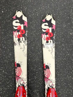 Used Salomon JADE Girls DH Ski/Binding White 120 cm