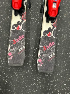 Used Salomon JADE Girls DH Ski/Binding White 120 cm