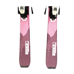 Used Salomon LUX JR Girls DH Ski/Binding Pink 150 cm