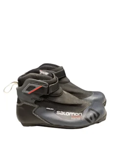 Used Salomon Mens NNN XC Ski Boots Black M 10 / W 10.5-11