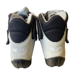 Used Salomon Mens NNN XC Ski Boots White M 08.5-09 / W 09-09.5