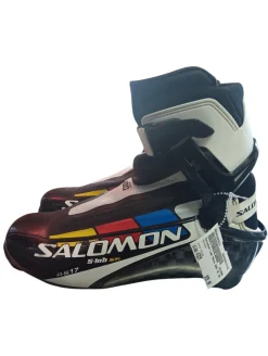 Used Salomon Mens SNS XC Ski Boots Black M 09.5 / W 09.5-10