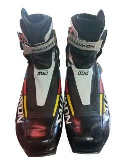 Used Salomon Mens SNS XC Ski Boots Black M 09.5 / W 09.5-10