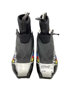 Used Salomon Mens SNS XC Ski Boots Black M 08.5-09 / W 09-09.5