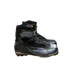 Used Salomon Mens SNS XC Ski Boots Black W 06.5-07 / JR 4.5-05