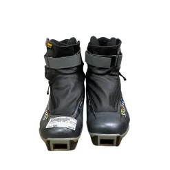 Used Salomon Mens SNS XC Ski Boots Black W 06.5-07 / JR 4.5-05