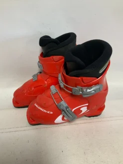 Used Salomon PERFORMA T2 Boys DH Ski Boot Red 180 MP - Y11
