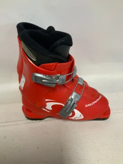 Used Salomon PERFORMA T2 Boys DH Ski Boot Red 180 MP - Y11