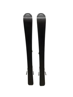 Used Salomon Q MAX JR Boys Skis Only Red 100 cm