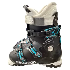Used Salomon QST ACCESS 70 W Girls DH Ski Boot Black 225 MP - J04.5 - W5.5