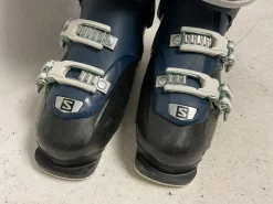 Used Salomon QST ACCESS 70W Womens DH Ski Boot White/Black/Navy 240 MP - J06 - W07