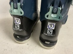Used Salomon QST ACCESS 70W Womens DH Ski Boot White/Black/Navy 240 MP - J06 - W07