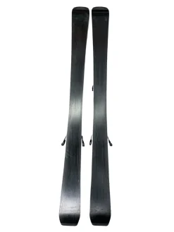 Used Salomon QST Boys DH Ski/Binding Navy Blue 120 cm
