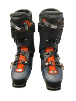 Used Salomon QST PRO.120 SZ 28.0 Mens DH Ski Boot Navy Blue 280 MP - M10 - W11