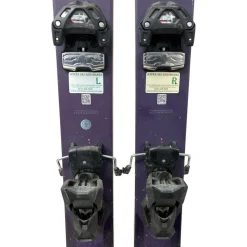 Used Salomon QST Womens Down Hill Ski/Binding Navy Blue 167 cm