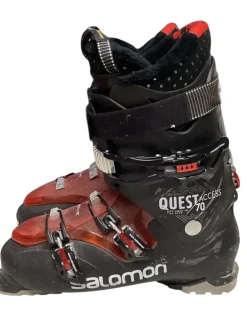 Used Salomon QUEST ACCES 70 Mens DH Ski Boot Red 305 MP - M12.5