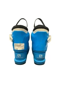 Used Salomon SALOMON HIDEOUT Boys DH Ski Boot Royal Blue 150 MP - Y08