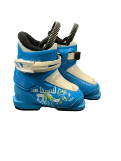 Used Salomon SALOMON HIDEOUT Boys DH Ski Boot Royal Blue 150 MP - Y08
