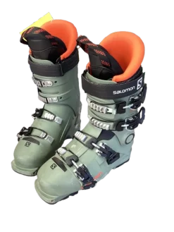 Used Salomon SHIFT PRO 80T Boys DH Ski Boot Green 225 MP - J04.5 - W5.5