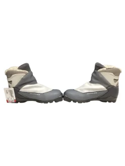 Used Salomon SIAM 7 Womens SNS XC Ski Boots Grey M 07-07.5 / W 08-08.5