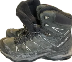 Used Salomon Snow/Hunt/Hike Boots M Black Senior 11.5