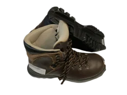 Used Salomon SNS XA COMPATIBLE Womens SNS XC Ski Boots Brown W 06.5-07 / JR 4.5-05