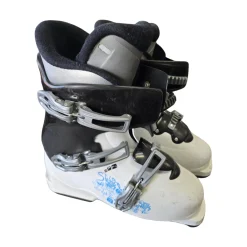 Used Salomon SPK 5 SKI BOOTS Boys DH Ski Boot White 250 MP - M07 - W08