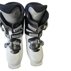 Used Salomon SPK 5 SKI BOOTS Boys DH Ski Boot White 250 MP - M07 - W08