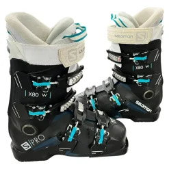 Used Salomon S/PRO Womens DH Ski Boot Black 240 MP - J06 - W07