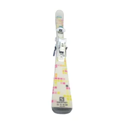 Used Salomon SUN Womens DH Ski/Binding White 143 cm