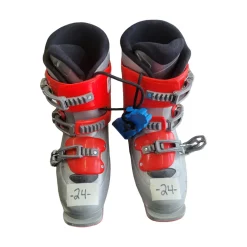 Used Salomon T2 BOOTS 24/24.5MP Boys DH Ski Boot Grey 240 MP - J06 - W07