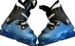 Used Salomon T2 Boys DH Ski Boot Royal Blue 235 MP - J05.5 - W06.5