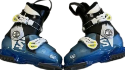 Used Salomon T2 Boys DH Ski Boot Royal Blue 235 MP - J05.5 - W06.5