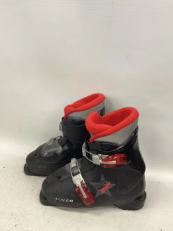Used Salomon T2 Boys DH Ski Boot Grey 210 MP - J02
