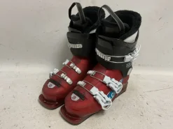 Used Salomon T3 Boys DH Ski Boot Black And Wine Red 230 MP - J05 - W06