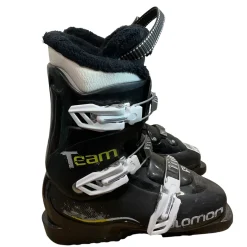 Used Salomon TEAM Boys DH Ski Boot Black 225 MP - J04.5 - W5.5