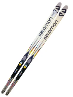 Used Salomon TEAM RACING GRIP Boys XC Ski/Binding