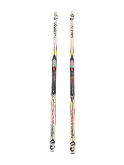 Used Salomon TEAM RACING GRIP SNS 161CM Boys XC Ski/Binding 161 cm