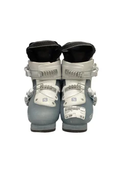 Used Salomon T2 Girls DH Ski Boot Carolina Blue 195 MP - Y13