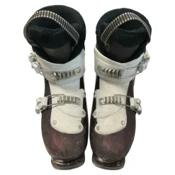 Used Salomon T2 Girls DH Ski Boot Maroon 215 MP - J03