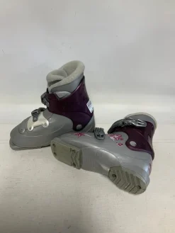 Used Salomon T/2 Girls DH Ski Boot Grey 210 MP - J02