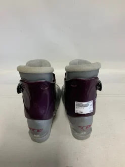 Used Salomon T/2 Girls DH Ski Boot Grey 210 MP - J02