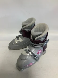 Used Salomon T/2 Girls DH Ski Boot Grey 210 MP - J02