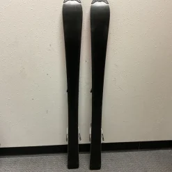 Used Salomon THE LUX JR Girls DH Ski/Binding Pink And Navy Blue 120 cm