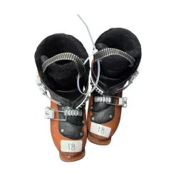 Used Salomon T2 JR SKI BOOTS Boys DH Ski Boot Orange 180 MP - Y11