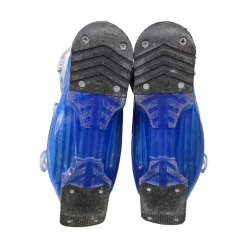 Used Salomon T3 JR SKI BOOTS Boys DH Ski Boot Royal Blue 265 MP - M08.5 - W09.5