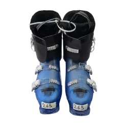 Used Salomon T3 JR SKI BOOTS Boys DH Ski Boot Royal Blue 265 MP - M08.5 - W09.5