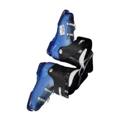 Used Salomon T3 JR SKI BOOTS Boys DH Ski Boot Royal Blue 265 MP - M08.5 - W09.5